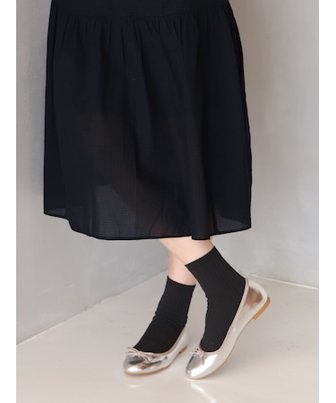 【WEB限定20色】軽やかにフィットするリブソックス