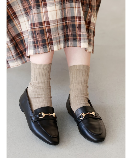 【WEB限定20色】軽やかにフィットするリブソックス