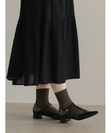 【WEB限定20色】軽やかにフィットするリブソックス