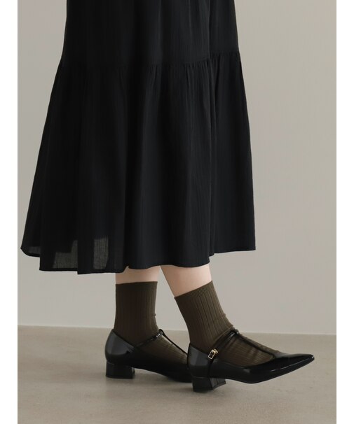 【WEB限定20色】軽やかにフィットするリブソックス