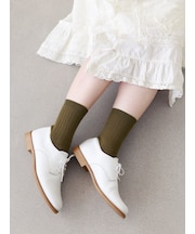 【WEB限定20色】軽やかにフィットするリブソックス