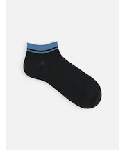 【Tabio MEN】DRYニット風ラインスニーカー丈ソックス