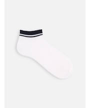【Tabio MEN】DRYニット風ラインスニーカー丈ソックス