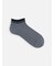 【Tabio MEN】DRYニット風ラインスニーカー丈ソックス