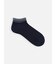 【Tabio MEN】DRYニット風ラインスニーカー丈ソックス