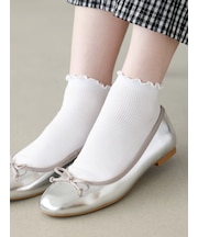 メロウすっきりリブショートソックス