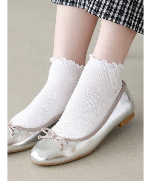 メロウすっきりリブショートソックス