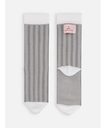 Merciタグ付ストライプソックス