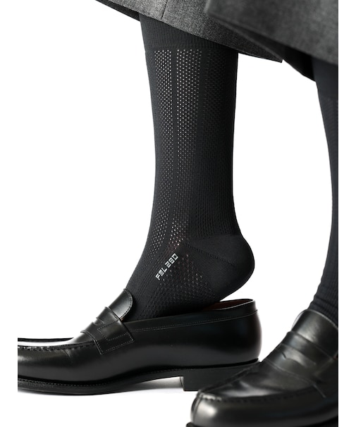 【Tabio MEN】軽い・涼しい・吸水・速乾 足裏までメッシュソックス / 28.0-29.0cm