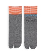 【Tabio MEN】ネイビーつま先ワンボーダーショートソックス