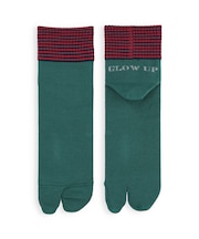 【Tabio MEN】ネイビーつま先ワンボーダーショートソックス
