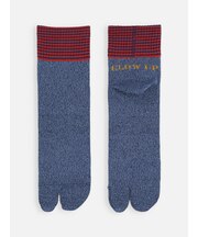 【Tabio MEN】ネイビーつま先ワンボーダーショートソックス