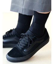 【Tabio MEN】綿麻ブロックショートソックス