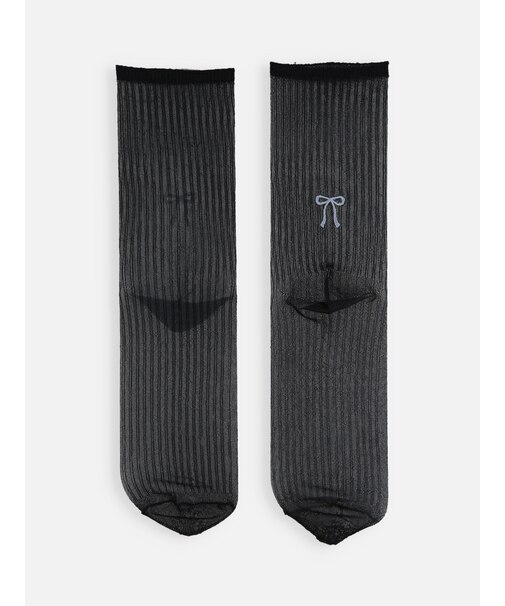 チュールりぼん刺繍ソックス