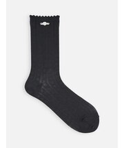 【Epyuk】ローズ付薄手ソックス