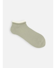 2枚重ね風スニーカー丈ソックス