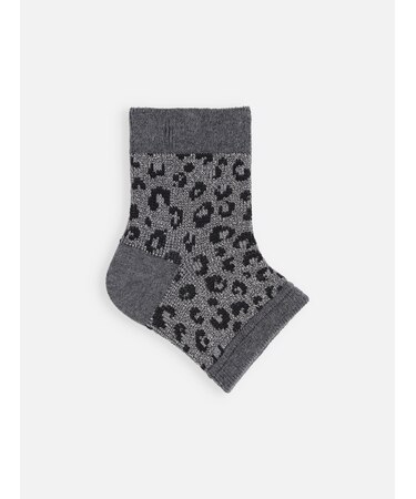 ラメジャカードヒョウ柄トレンカ