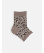 ラメジャカードヒョウ柄トレンカ