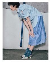 綿麻クレープスイミングフロートショートソックス