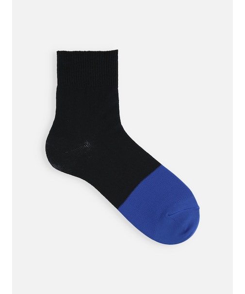 【Tabio MEN】つま先DRY綿麻カノコショートソックス