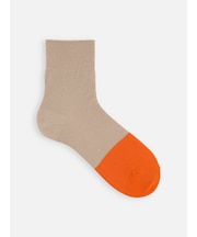 【Tabio MEN】つま先DRY綿麻カノコショートソックス