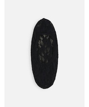 縫製花柄レースカバーソックス / 深履きタイプ / L寸