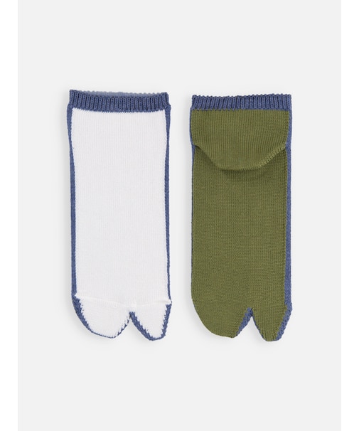 【Tabio MEN】足袋サイドラインスニーカー丈ソックス