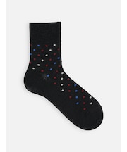 【Tabio MEN】ラメマルチドットショートソックス