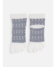 【Tabio MEN】ジャカード柄5本指ショートソックス