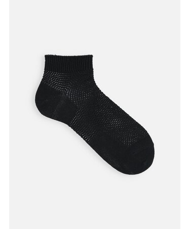 【Tabio MEN】綿麻メッシュスニーカー丈ソックス