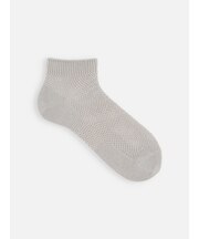 【Tabio MEN】綿麻メッシュスニーカー丈ソックス