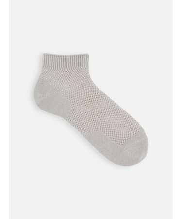 【Tabio MEN】綿麻メッシュスニーカー丈ソックス