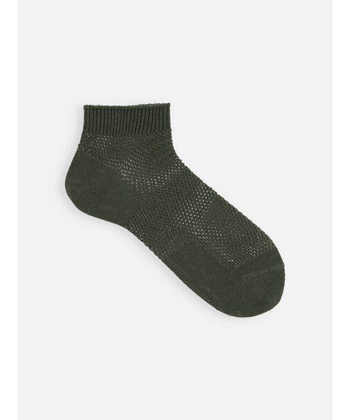 【Tabio MEN】綿麻メッシュスニーカー丈ソックス