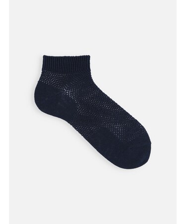 【Tabio MEN】綿麻メッシュスニーカー丈ソックス