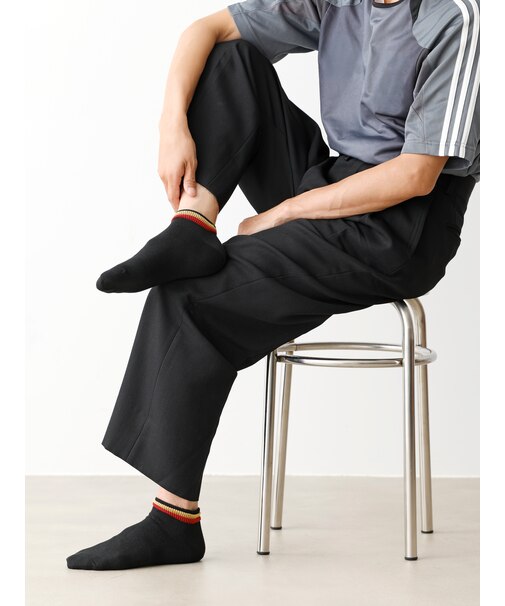 【Tabio MEN】サッカー応援 ミサンガスニーカー丈ソックス