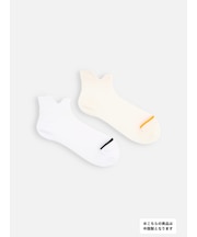 【2Pセット】ドライメッシュ&Wガードショートソックス / 23-25cm