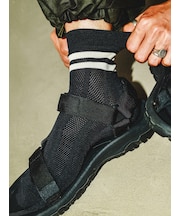 【Tabio MEN】DRYメッシュラインショートソックス