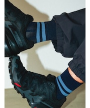 【Tabio MEN】DRYメッシュラインショートソックス
