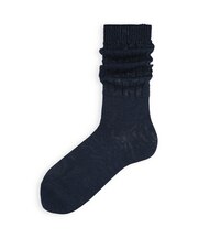 【Tabio MEN】和紙シアールーズリブ無地ソックス