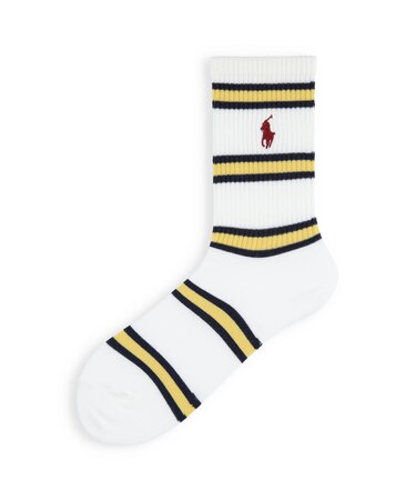 POLO アメリブラグビーストライプソックス