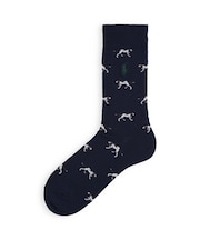【MEN】POLO ポニー刺繍 DOGソックス