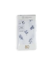 【キッズ】80デニールフラワー柄タイツ / 95-115cm
