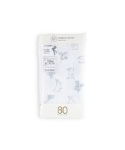 【キッズ】80デニールうさぎ花柄タイツ ／ 95‐115cm