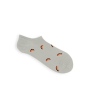【おおきめサイズ】WEB限定 お弁当柄スニーカー丈ソックス ／ 24.5-26.5cm