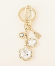 CLASSIC KEYRING FLOWER STRASS