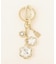 CLASSIC KEYRING FLOWER STRASS