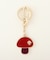 CLASSIC MUSHROOM KEYRING