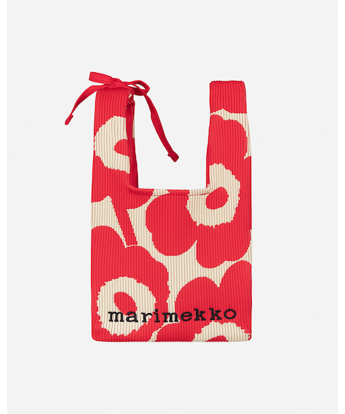 Knitted Mini Tote Unikko トートバッグ｜マリメッコのアウトレット