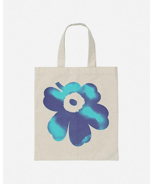 Vankka Akvarelli Unikko Placement トートバッグ