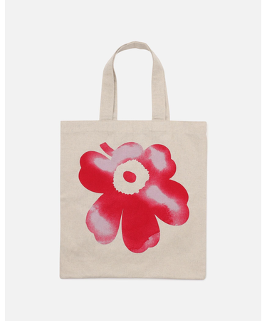 Vankka Akvarelli Unikko Placement トートバッグ